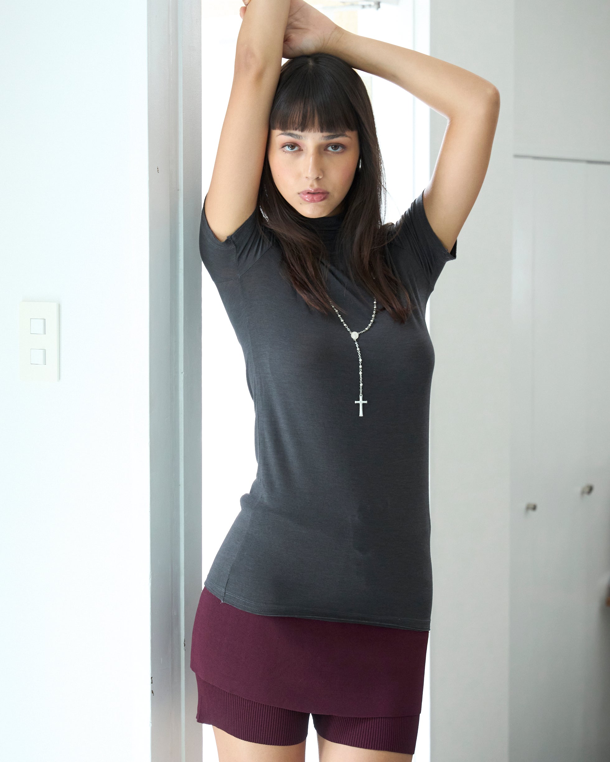 Knit skirt＆Short Leggings