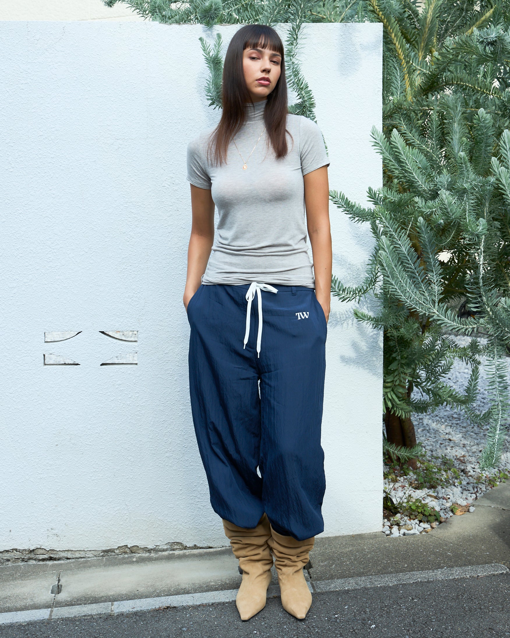 Satin Drawcord Pants