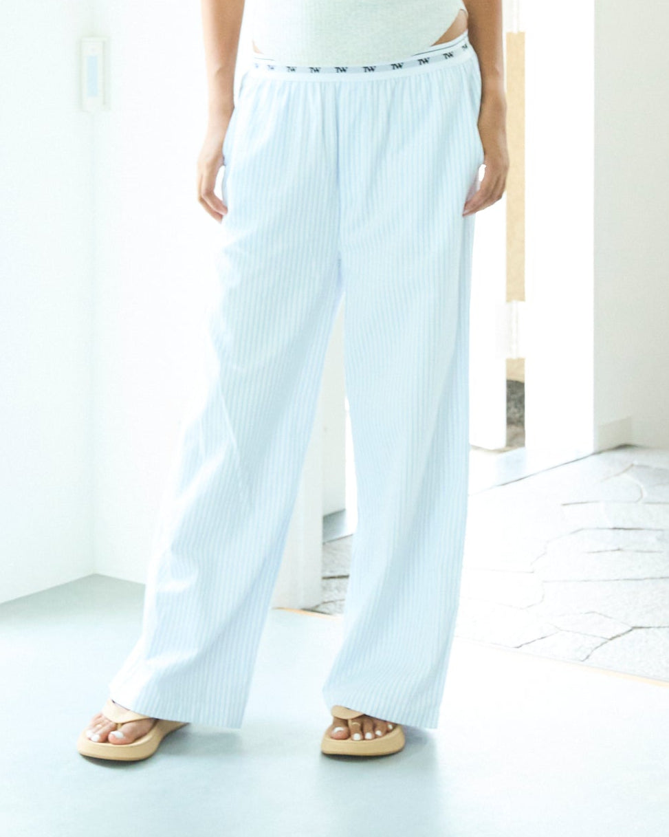 Signature Logo Stripe Long Pants