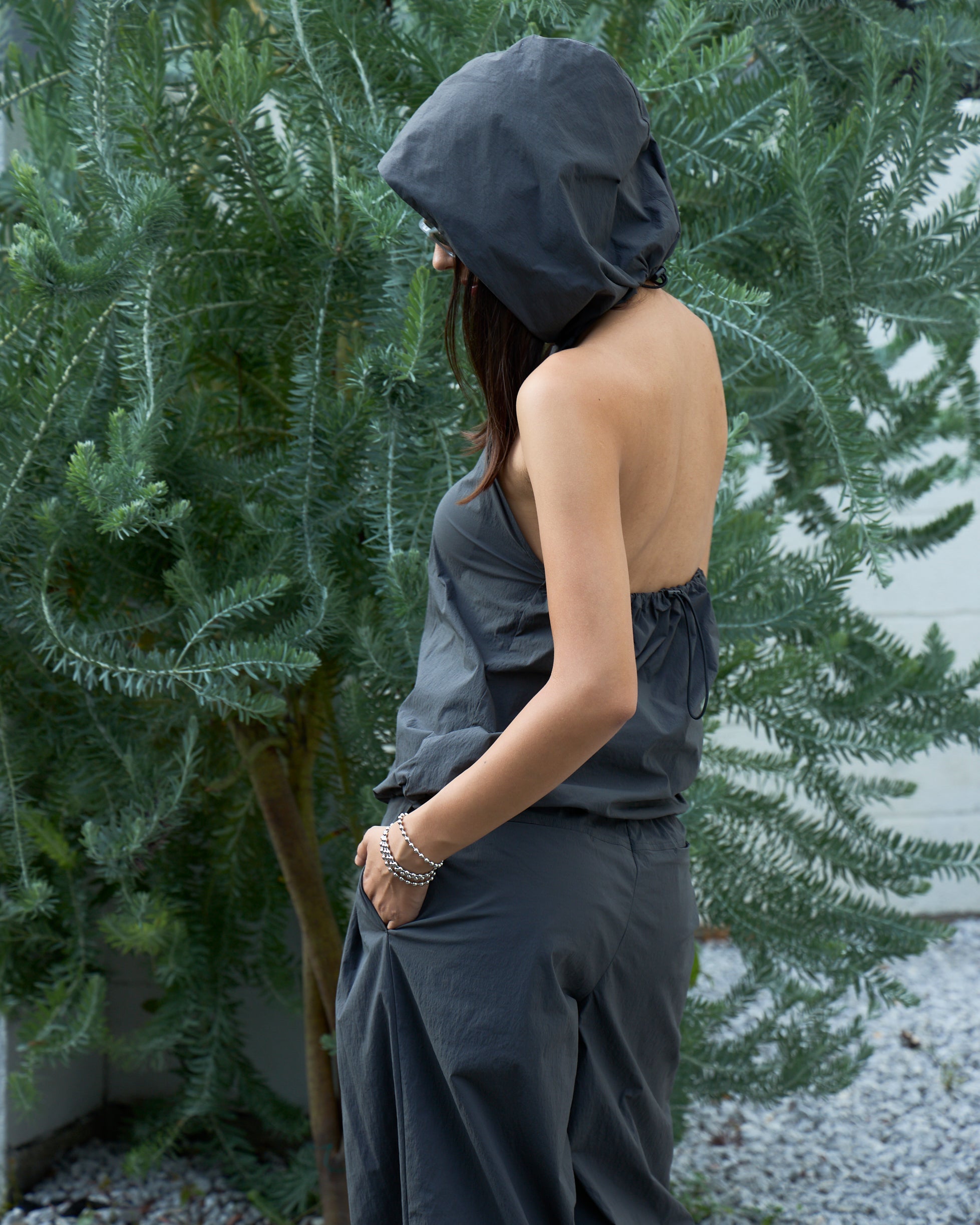 Hoodie Nylon Tops