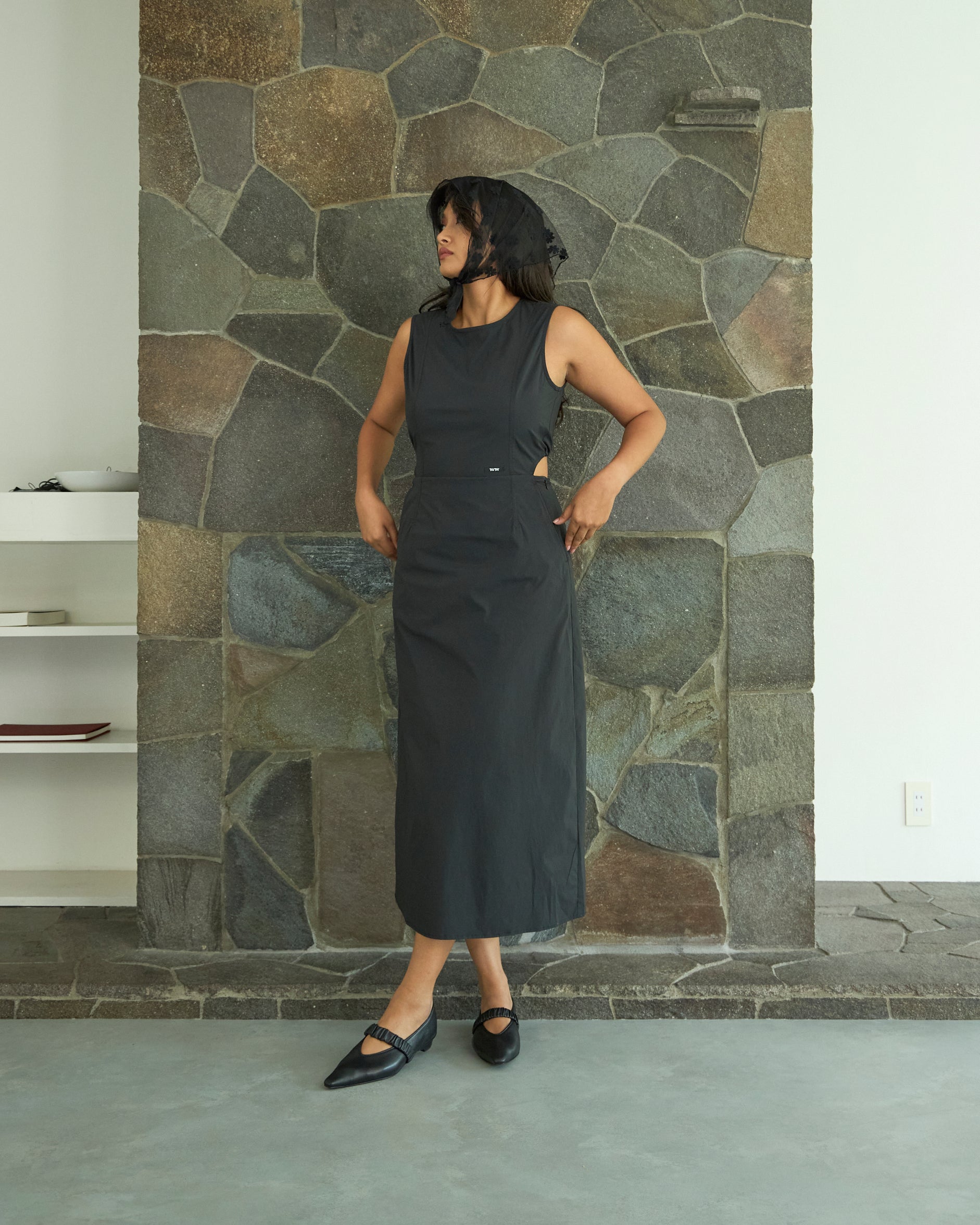 Nylon Long Dress