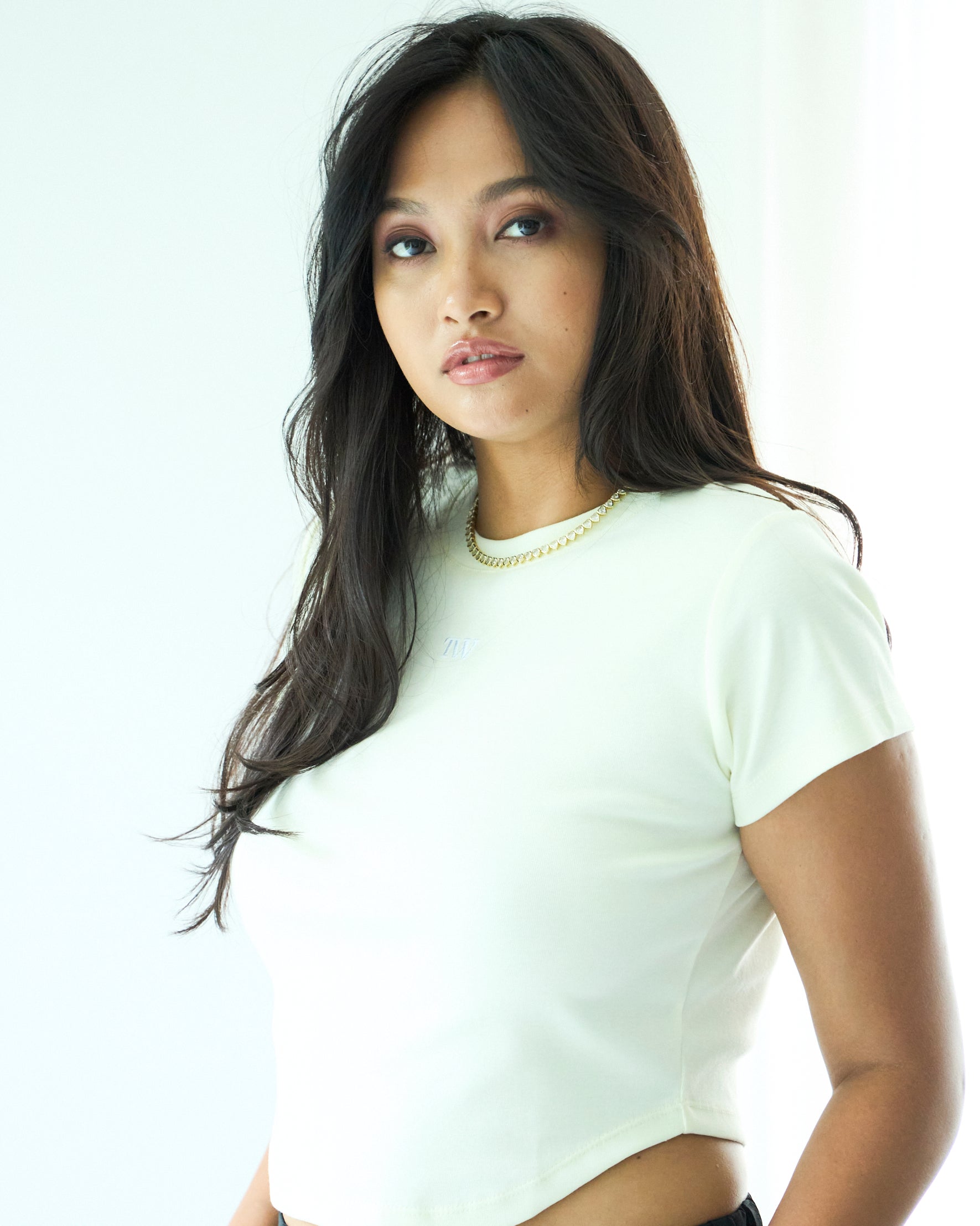 Round Hem T-shirt