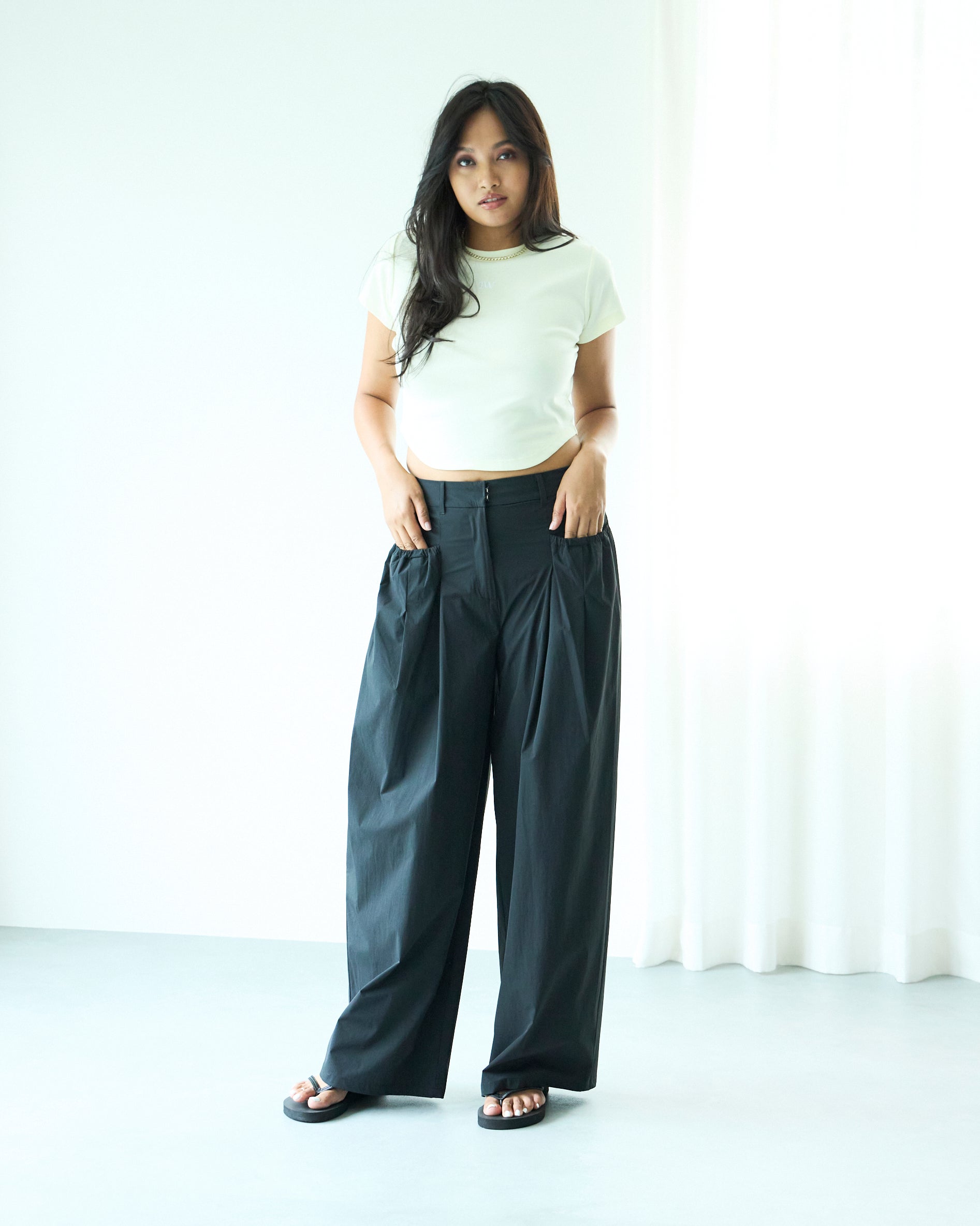 Round Hem T-shirt