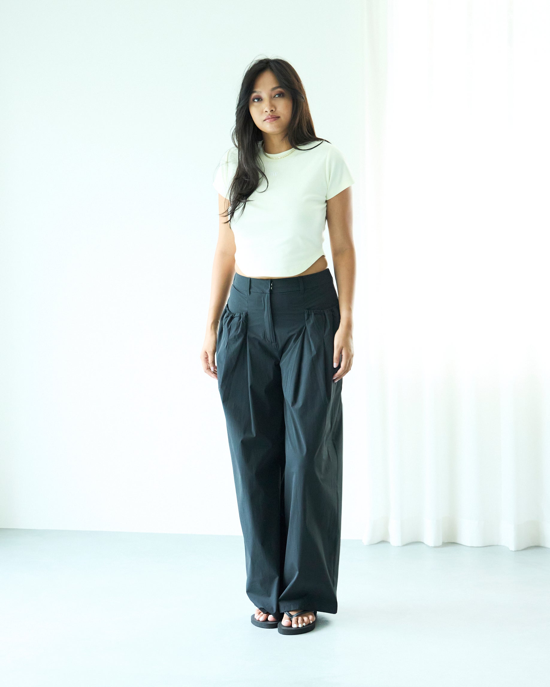Round Hem T-shirt
