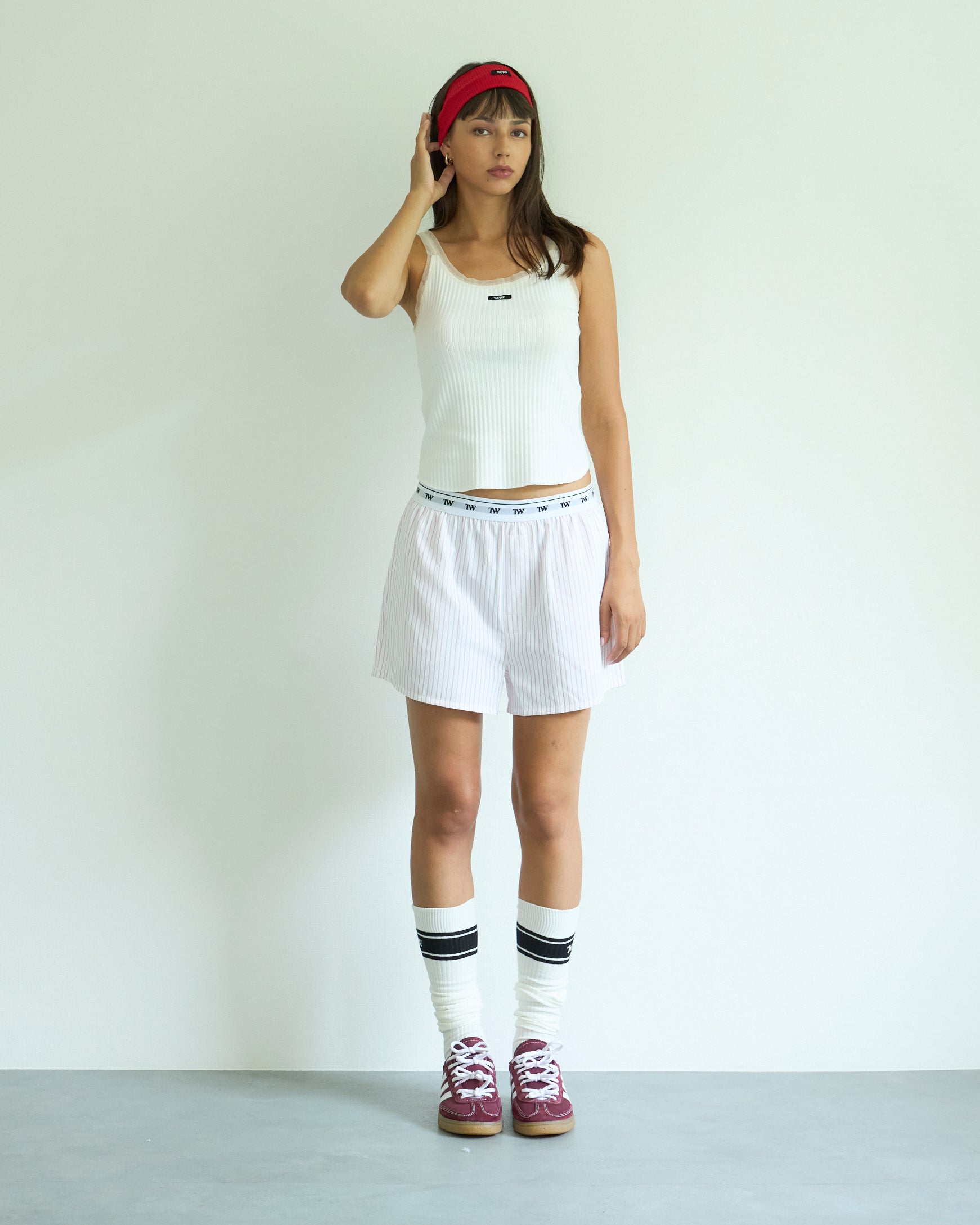Signature Logo Stripe Short