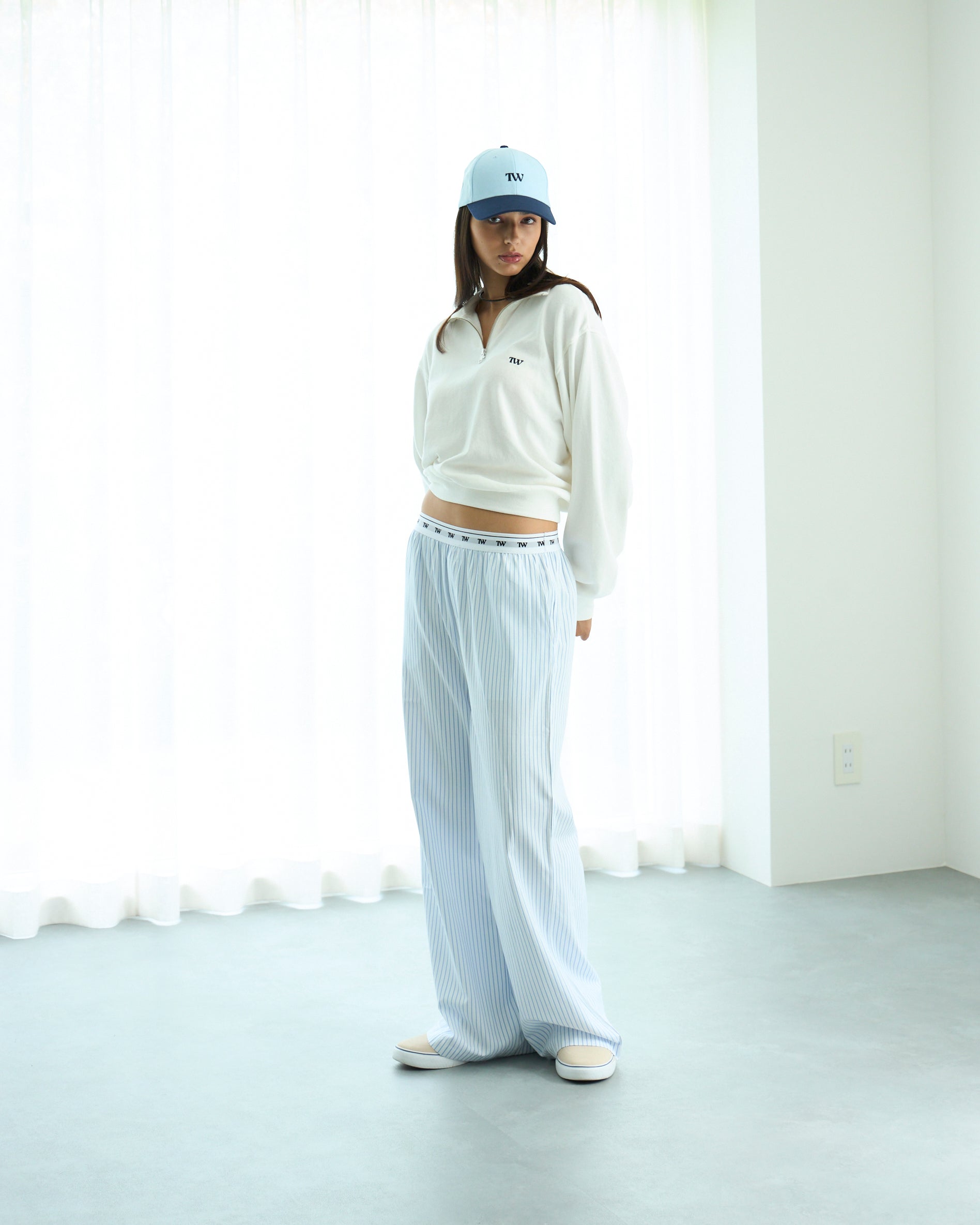 Signature Logo Stripe Long Pants – TW