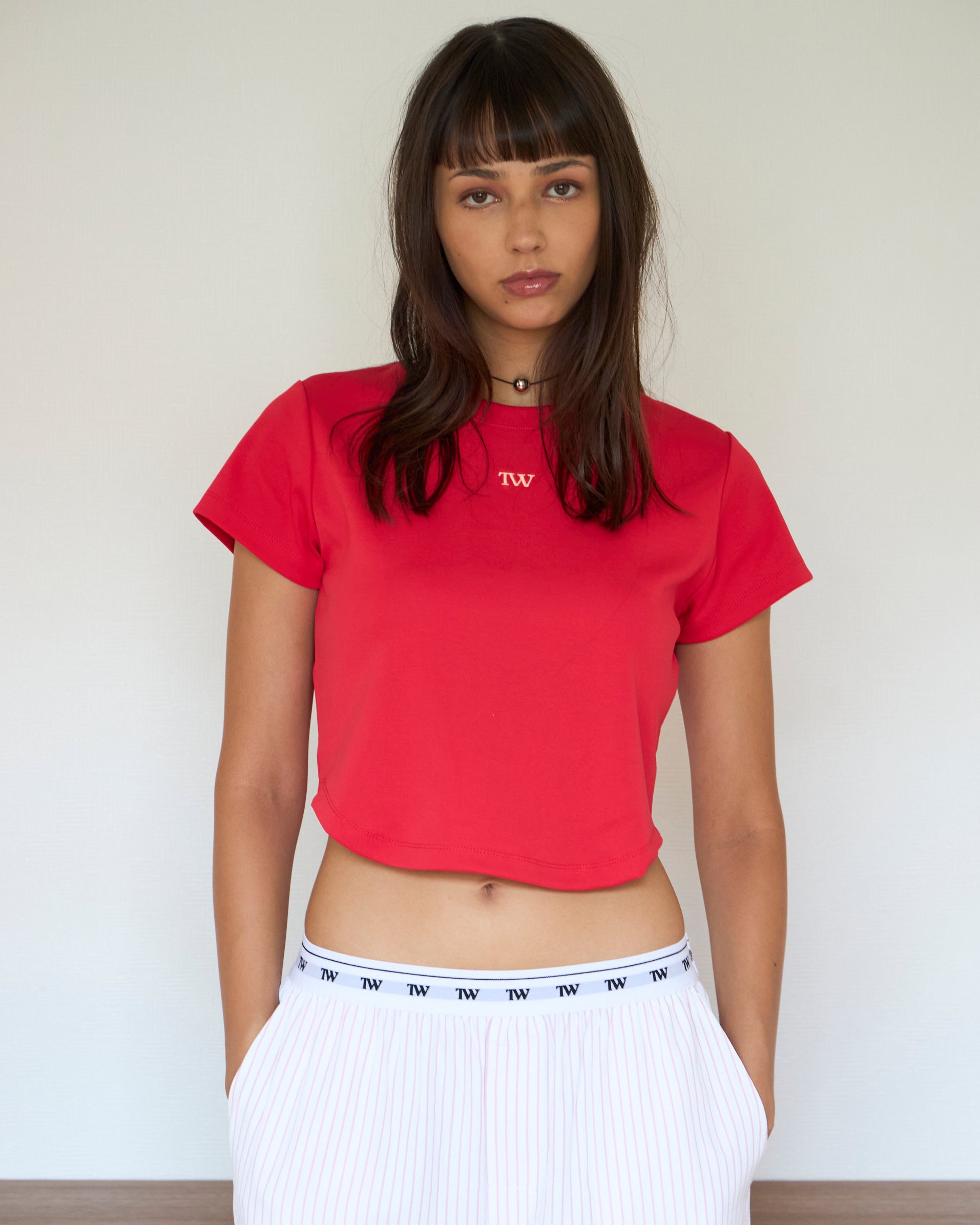 Round Hem T-shirt